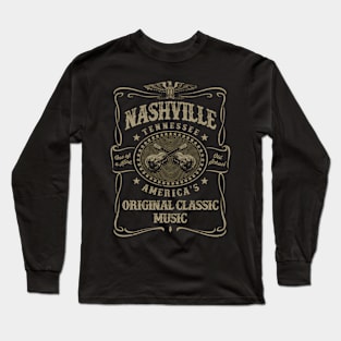 Nashville Music City Usa Long Sleeve T-Shirt